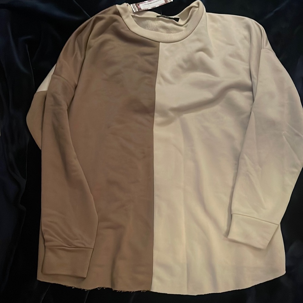 Maternity Color block sweatshirt